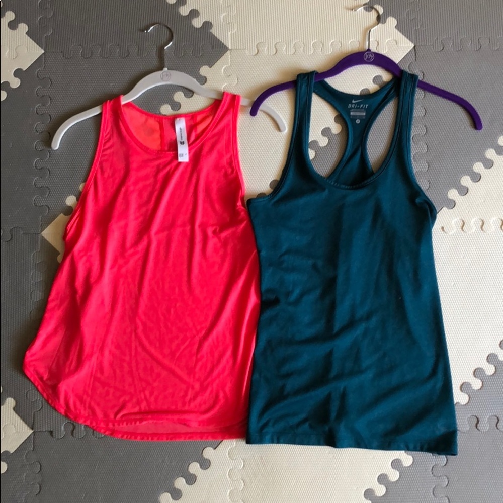 2 Workout Tops- Target and Nike